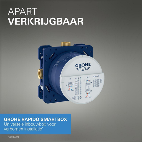 Grohe Essence New Afbouwdeel - voor inbouw badkraan - met omstel - chroom SW236930
