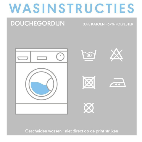 Sealskin Coloris Rideau de douche Polyester/Coton 180x200 cm Gris CO232211314
