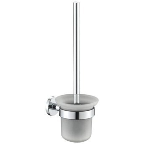 Plieger Vigo ensemble brosse WC modèle mural avec verre chrome SW225383