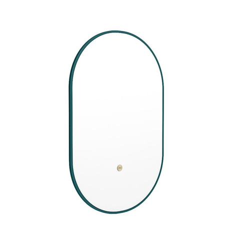 Mondiaz GLOW spiegel – ovaal – 45x90 cm – indirecte LED rondom – bewegingssensor – Smag (groen) SW1105173