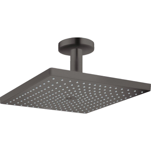 Hansgrohe Raindance e Hoofddouche m plafondarm - 30cm - geborsteld zwart chroom SW297608
