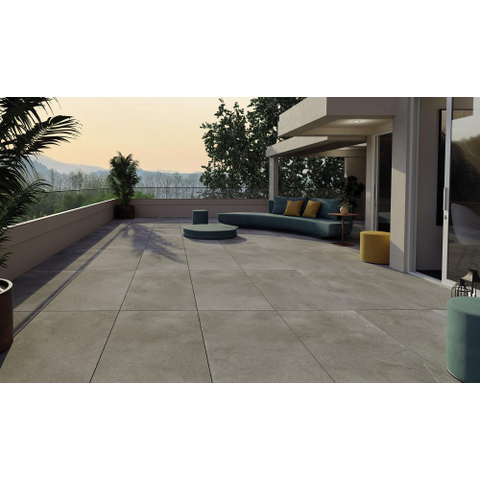 ÉCHANTILLON Terravito Cozino Carrelage de sol et de mur - 60x60cm - rectifié - gris mat SW1130971