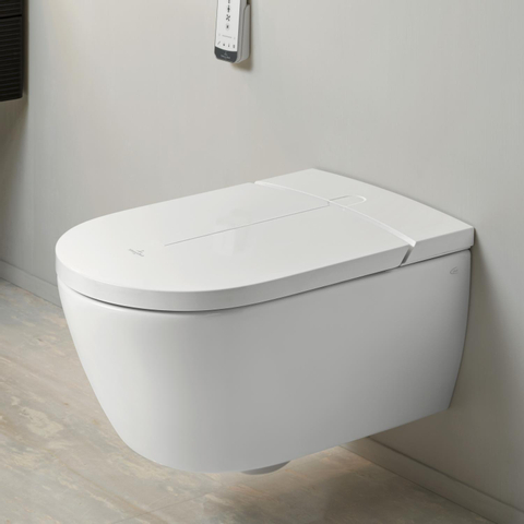 Villeroy & Boch Viclean douchewc - 60cm - diepspoel - spoelrandloos CeramicPlus - White Alpine (glans wit) SW925801