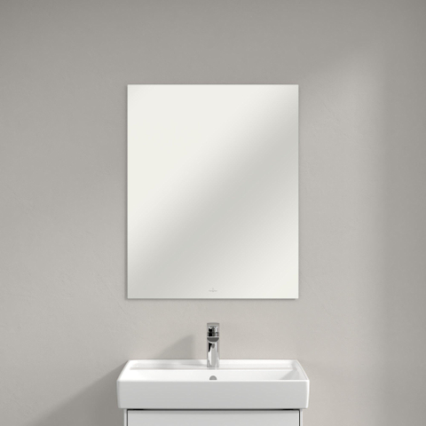 Villeroy & Boch More To See spiegel - 600x750x20mm - inclusief bevestiging - Aluminium (glans zilver) 1023985