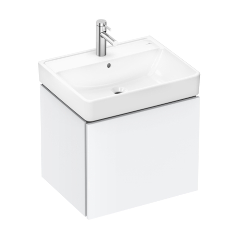 Hansgrohe Xanuia Q Wastafel/Fontein - 60x48cm - inbouw - 1 kraangat - met overloop - glans wit SW1165071