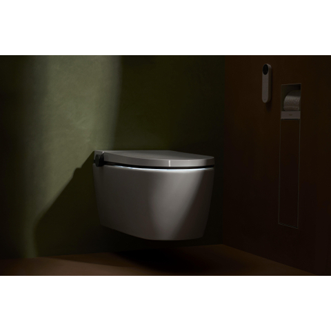 Hansgrohe LavaPura Element S WC lavant – séchage à air chaud & abattant automatique – blanc brillant SW1413638