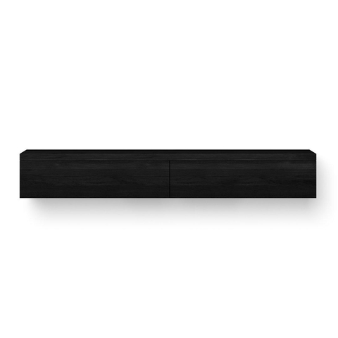 Looox Wood collection Base Block 200x30x40cm 2 lades wood black SW931567