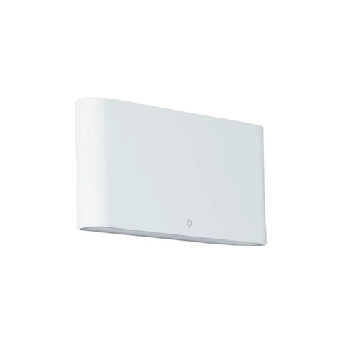 QAZQA Batt wandlamp - 17.5x9x3cm - incl. LED - IP65 - mat wit SW1187197