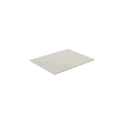 Saniclass Tops Plan de toilette - 60x46x1.2cm - angles droits - cotton mat (beige) SW1595508