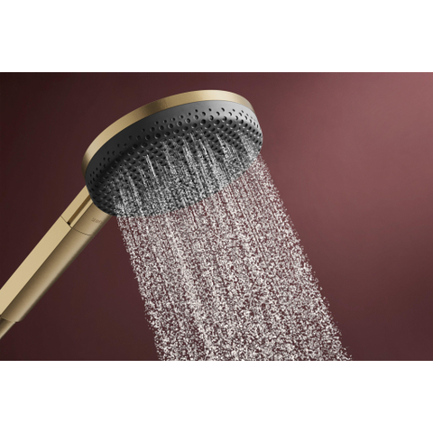 Hansgrohe Raindance alive Sel.S - 125 - 3jet - ecosmart - doucheset - 65cm - geborsteld brons (brons) SW1388228