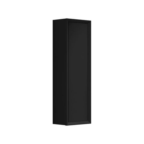 Saniclass Prime Core Hoge Kast - 120x34.5x34.5cm - 1 deur - mat zwart - MDF SHOWROOMMODEL SHOW25801