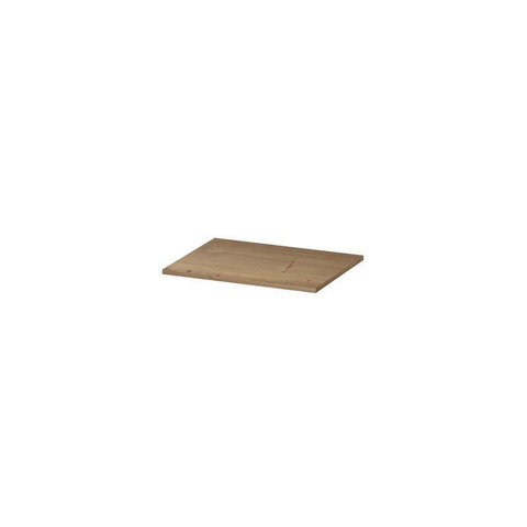 INK Topdeck Wastafelblad - 60x45x2cm - tbv onderkast - MDF - Fineer Ash grey SW493459