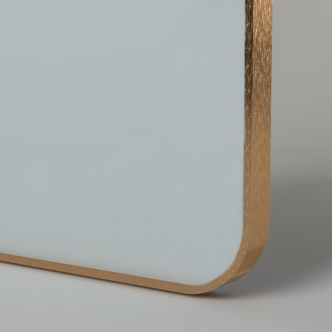 Saniclass Retro Line miroir – rectangle – 50 x 140 cm – Or mat SW643422