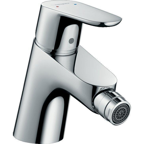 Hansgrohe Focus Eengreeps bidetmengkraan - met trekwaste - hoogglans chroom 0450762