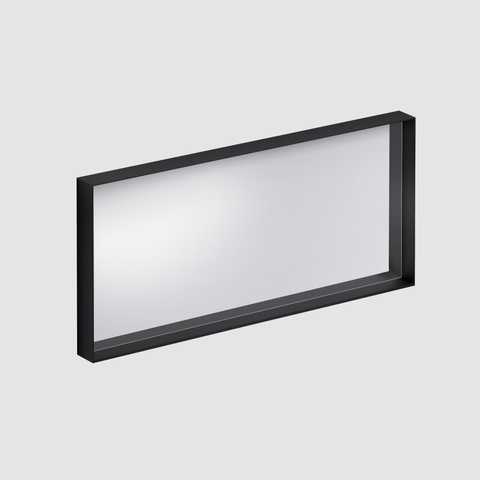 Clou Look at Me spiegel – rechthoek – 110x50 cm – zonder verlichting – Zwart mat SW417061