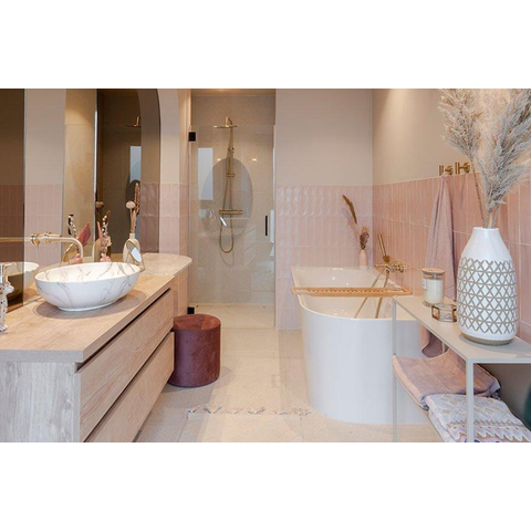 Villeroy & Boch Loop & Friends kunststof - inbouw duobad acryl back to wall oval - 180x80x47cm hoekuitvoerin - glans wit SW762342