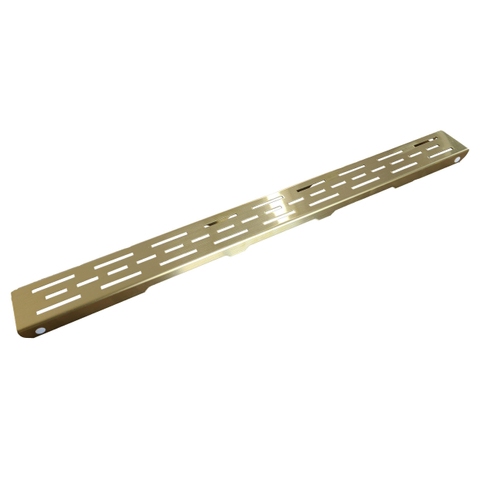 Fortifura Galeria Douchegoot - rooster - 160cm - PVD - geborsteld messing (goud) SW719890