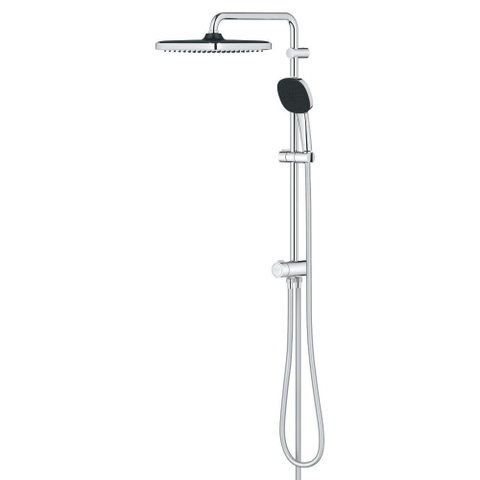 GROHE Vitalio Comfort 250 QuickFix Regendoucheset - hoofddouche - 25cm - vierkante handdouche - 2 straalsoorten - chroom TWEEDEKANS OUT13394
