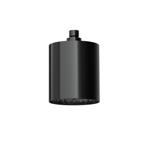 Hotbath Cobber Beam velvet - hoofddouche met plafondbevestiging - PVD - gepolijst zwart SW1246798
