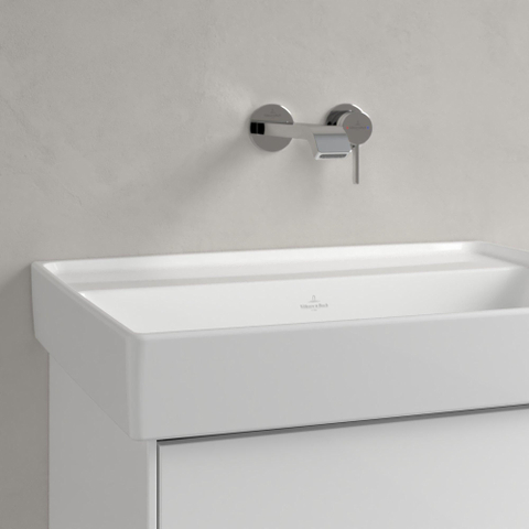 Villeroy & Boch Collaro wastafel - 60x47cm - zonder overloop - zonder kraangat - White Alpine (glans wit) SW358315