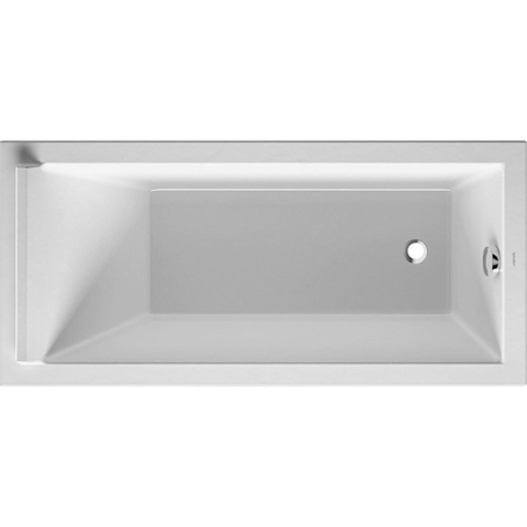 Duravit Starck Kunststof inbouwbad acryl rechthoekig - 150x70x46cm - zonder poten - glans wit 0297568