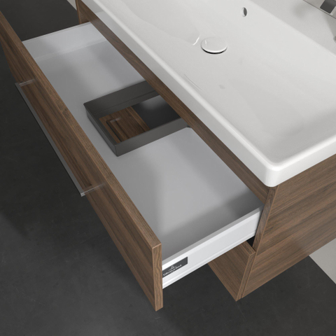Villeroy & Boch Avento Wastafelonderkast - 2 uittrekladen - 976x514x484mm - Arizona Oak (hout) SW919829