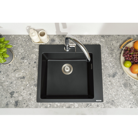 Hansgrohe Vernis blend m35 Eengreeps keukenmengkraan - 210 - 1jet - met draaibare uitloop - hoogglans chroom SW651607