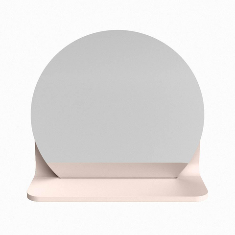 Mondiaz SPOT miroir – Ø 30 cm – avec tablette – Rosee (rose) SW1235588