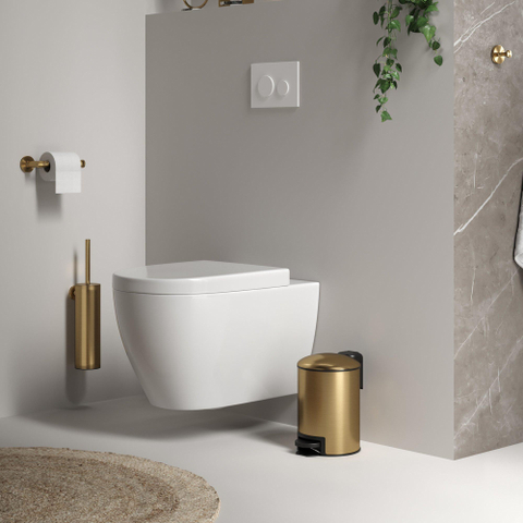 BRAUER Pedaalemmer - 3L - goud geborsteld - beschadigd - OUTLET UDEN STORE44294