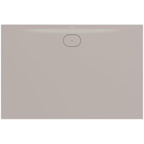 Villeroy & Boch Ecora douchebak - 150x100x3.5cm - afvoer lange zijde - almond (beige) SW1558910