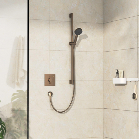 Hansgrohe DuoTurn E Inbouw mengkraan - voor 1 functie - geborsteld brons SW918680