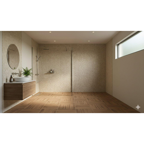 Terravito Ellino Mozaïektegel - 30x30cm - micro - 9mm - Sand mat SW1119892