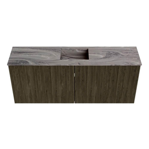 Mondiaz JOYA-DLUX 100cm toiletmeubel - kleur Shadow - Wastafel FAYE positie Midden 1 kraangat kleur Sombra. SW1425200