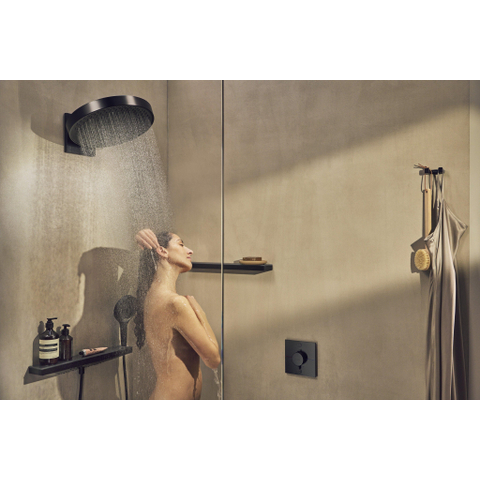 Hansgrohe AddStoris Q handdoekhaak dubbel - mat zwart SW651196