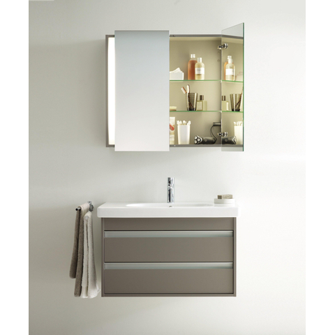 Duravit D-code lavabo - 85x48x18cm - rectangulaire - 1 trou de robinet - céramique - blanc GA87574