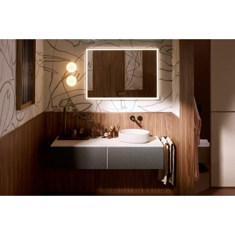 Hansgrohe Xuniva Waskom - 40x40cm - rond - zonder kraangat - zonder overloop - zand matt beige SW1413523