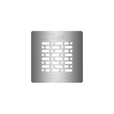 Zeza Grade Douchebakrooster - 13x13cm - geborsteld rvs SW1129625
