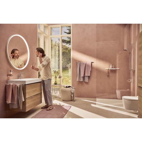 Hansgrohe Tecturis s 1 greeps wastafelkraan - 150 Fine - coolstart - zonder waste set - hoogglans chroom SW918674