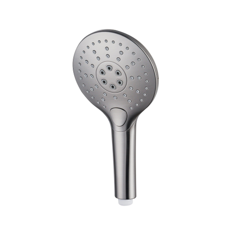 Fortifura Calvi Handdouche - diameter 12cm - rond - 3 standen - PVD - geborsteld RVS SW799447