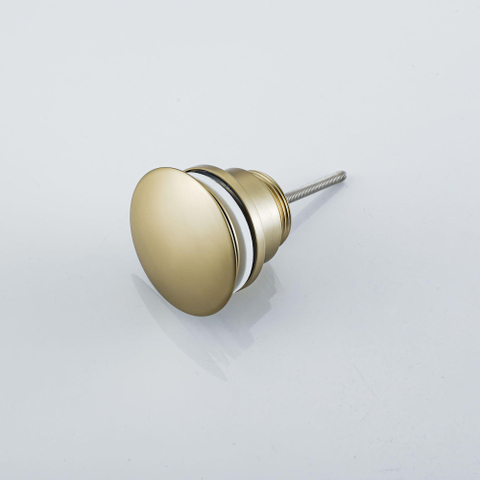 Afvoerplug always open Geborsteld Messing PVD (Goud) OUT13705