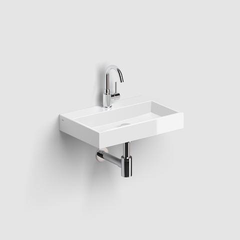 Clou Mini Wash Me lave-mains 48x32cm trou de robinet Céramique Blanc SW9374