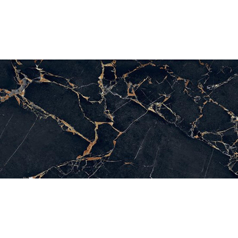 Ceralto Carraro Vein Carrelage sol et mur 60x119cm 8.5mm rectifié R10 grès cérame Port Gold SW787194