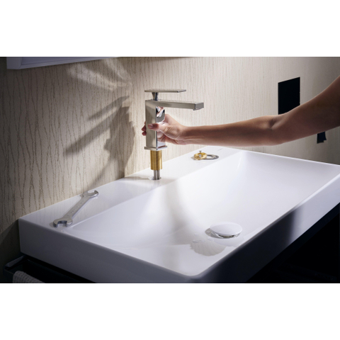 Hansgrohe Tecturis E Mitigeur lavabo - bonde à tirette - coolstart - bec 14.4cm - chrome SW918525