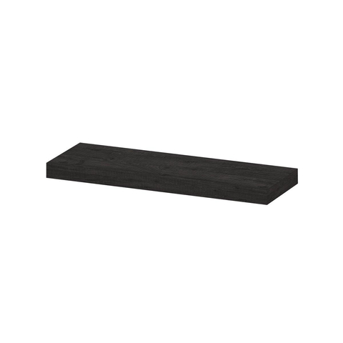 INK 20d tablette - 60x20x3.5cm - fixation invisible - MFC Chêne anthracite SW493451