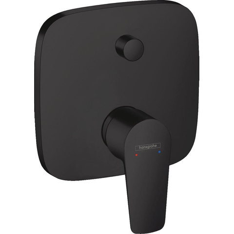 Hansgrohe Talis e Afbouwdeel - voor inbouw badkraan - met omstel - mat zwart SW358806