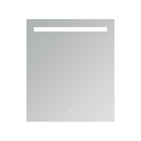Arcqua Cube spiegel – 60x70 cm – LED-verlichting – spiegelverwarming, dimbaar – Naturel SW1223215