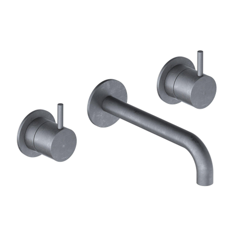 Hotbath COBBER Partie apparente pour robinet de lavabo encastré bec 18 cm AI Fer vieilli SW1246731