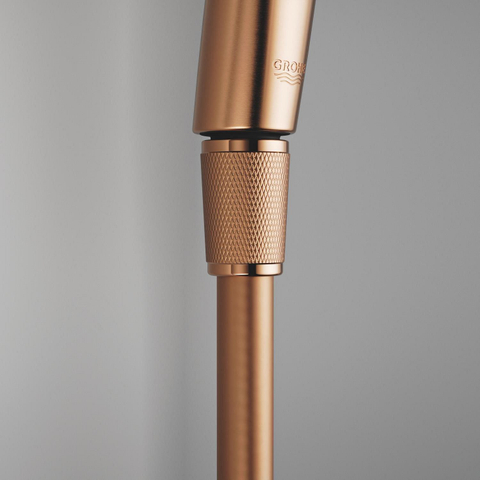 GROHE Vitalio Comfort doucheset - met thermostaat - geborsteld warm sunset (koper) SW1590106