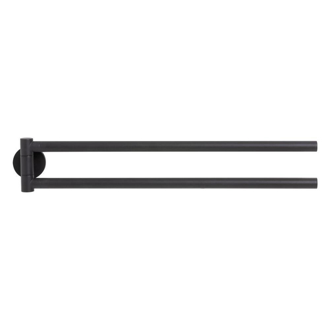Tiger Noon Handdoekrek - 45cm - dubbel - draaibaar - zwart SW1030673