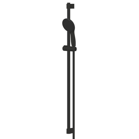 Grohe Tempesta 110 Glijstangset - 90cm - ronde handdouche - 2 straalsoorten - gladde doucheslang - matte black (mat zwart) SW1077242